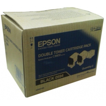 Epson S050594 (原裝) (孖裝) (12K) Laser Toner - Black 