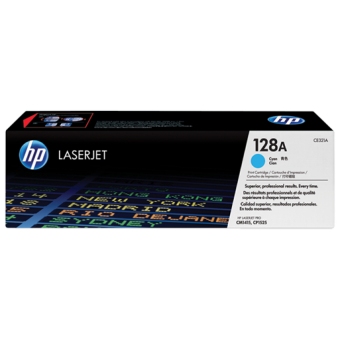 HP CE321A (128A) (原裝) (1.3K) Laser Toner - Cyan La