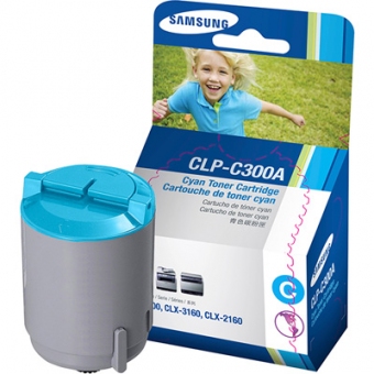 Samsung  CLP-C300A (原裝)  Laser Toner -Cyan  CLP-30