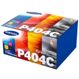 Samsung CLT-P404C (原裝) (四色) 彩色套裝碳粉 (黑/藍/紅/黃)