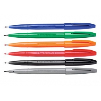 Pentel   S-520   Sign Pen-紅藍黑供選擇