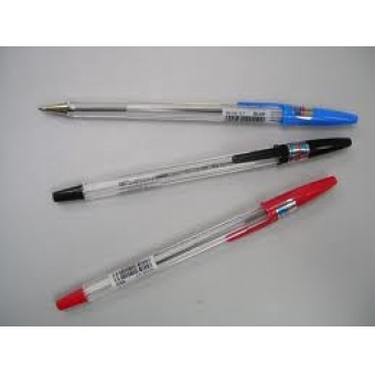 Zebra   N-5100  0.7  原子筆  (透明桿)-紅 藍 黑供選擇