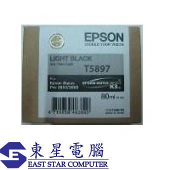 Epson (T5897) C13T589700 (原裝) Ink - Light Black (8