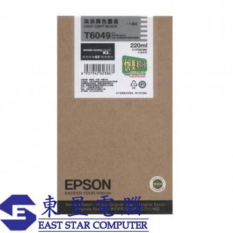 Epson (T6049)  原裝  Light Light Black淡淡黑色墨水 (220ml)
