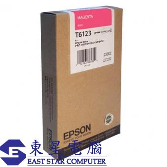 Epson (T6123) C13T612300 (原裝) Ink - Magenta (220ml