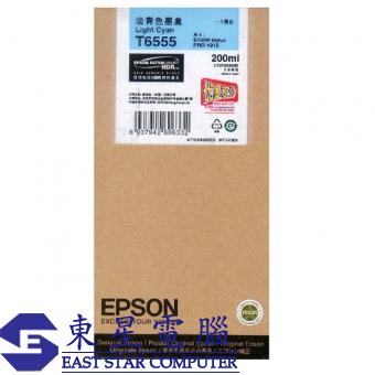 Epson (T6555) C13T655580 (原裝) Ink - Light Cyan (20