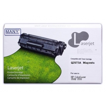 Many (代用) (HP) Q2673A Magenta 環保碳粉