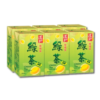 道地 檸檬綠茶 6x250ML