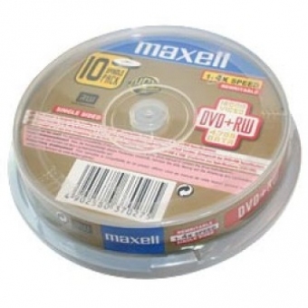 Maxell DVD+RW (1-4x) 4.7GB 10張裝